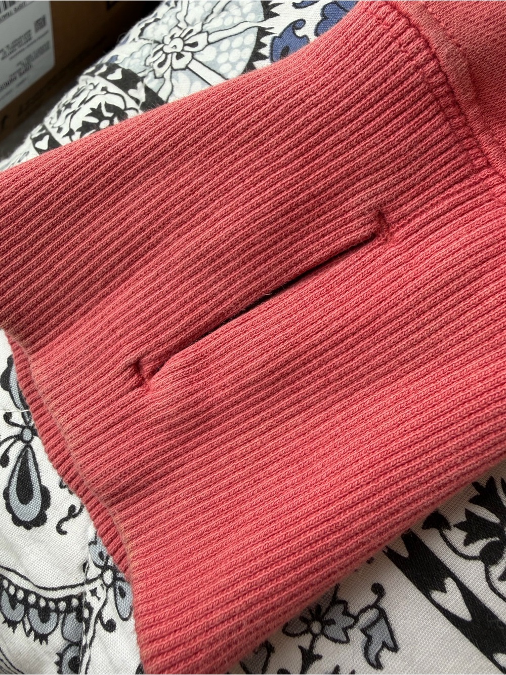 JoyLab XL cropped Coral Pink Zip-Up Hoodie SO HEAVY - Picture 3 of 7